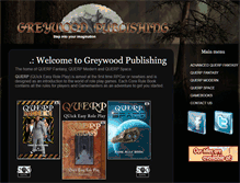 Tablet Screenshot of greywoodpublishing.com